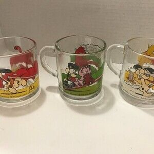 Set of Three Collectible McDonald's Peanuts Character Mugs